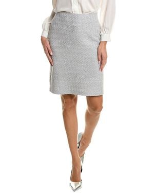 St. John Sparkle Skirt - Gray