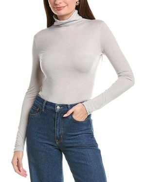 BOSS Elavu Wool-Blend Top - Blue