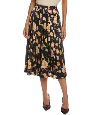 Ted Baker Pleated A-Line Skirt - Black