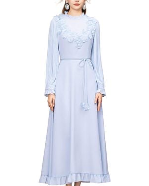 La Imperatrice Midi Dress - Blue