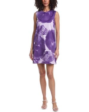 Marimekko Siluetti Kehakukka Mini Dress - Purple