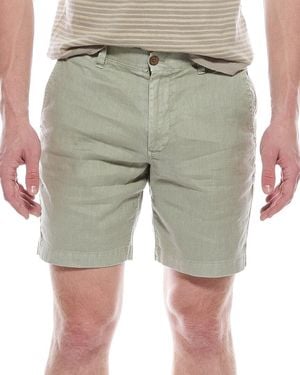 Faherty Tradewinds Linen-Blend Short - Grey