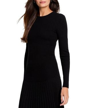 NIC+ZOE Ribbed Jumper T-Shirt - Black