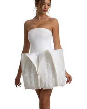 Alma King Mini Dress - White