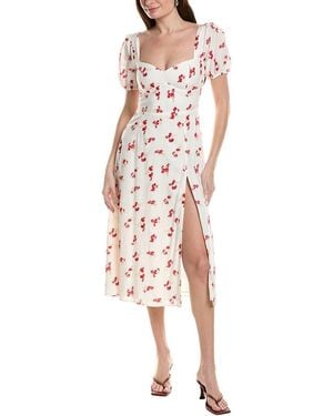 Bardot Gillian Midi Dress - White