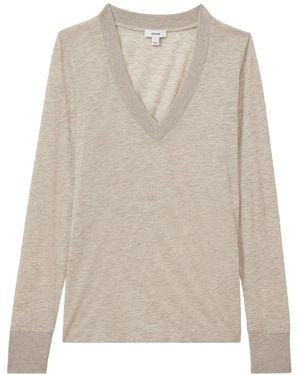 Reiss Evelyn Shirt - Natural