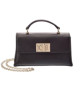 Furla 1927 Mini Leather Crossbody - Blue