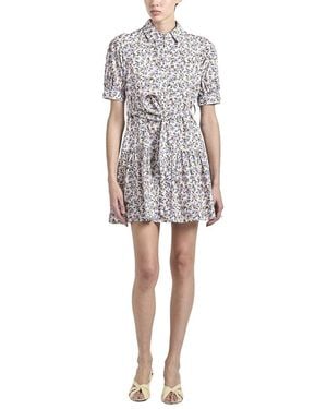 10 Crosby Derek Lam Luma A-Line Shirt Dress - White
