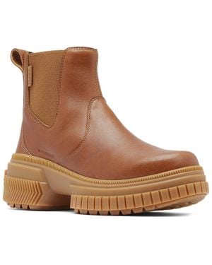 Sorel Ona Ave Leather Boot - Brown