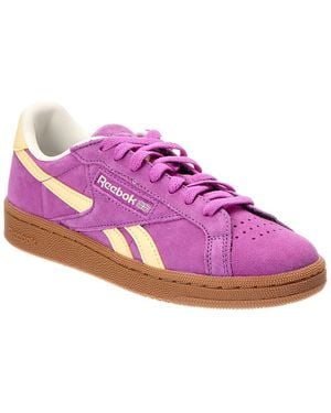 Reebok Classic Heritage Court Club Suede & Leather Trainer - Pink