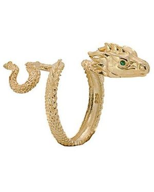 Ebru Jewelry Protection & Luck Statement Adjustable Ring - White
