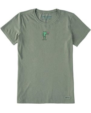 Life Is Good. Crusher T-Shirt - Green