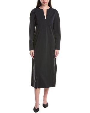 Max Mara Rapace Jersey Midi Dress - Black