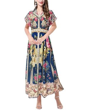 Kaimilan Midi Dress - Blue