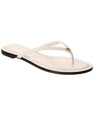 Tory Burch Chelsea Leather Flip Flop - White