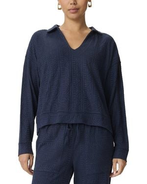 Splendid Polo Top - Blue