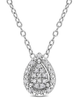 Rina Limor 0.10 Ct. Tw. Diamond Pendant - White