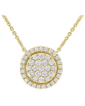 Diana M. Jewels Fine Jewellery 14k 0.50 Ct. Tw. Diamond Necklace - Metallic
