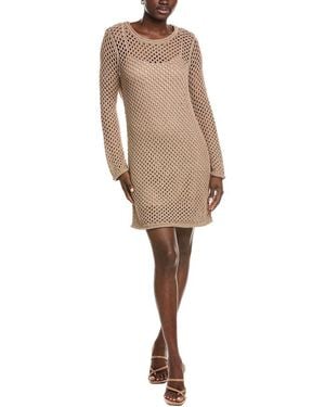 Z Supply Calabria Shimmer Crochet Dress - Natural