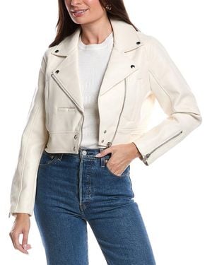 Blank NYC Moto Jacket - Blue