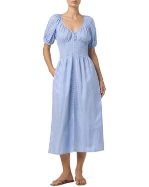 Joe's Jeans Stripe Maxi Dress - Blue