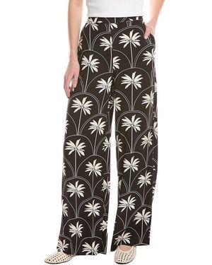 NVLT Challis Wide Leg Pant - Black
