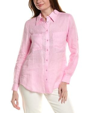 tyler boe Addison Linen Shirt - Pink