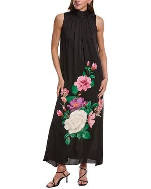 Ted Baker Anna Gathered Neck Maxi Dress - Black