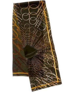 Jimmy Choo Silk Scarf - Green