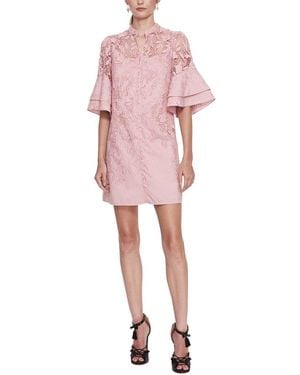 Marchesa Tiarella Mini Dress - Pink