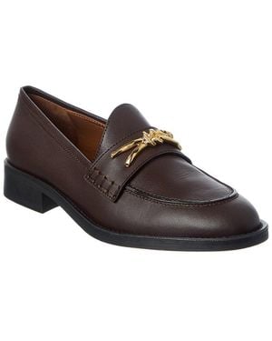 Giuseppe Zanotti Lidia 20 Leather Loafer - Brown