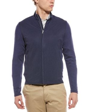 Peter Millar Full-Zip Cardigan - Blue