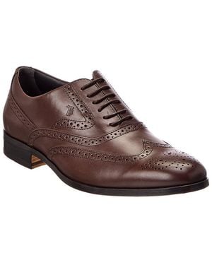 Tod's Leather Oxford - Brown