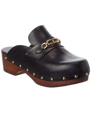 Tom Ford Leather Mule - Black