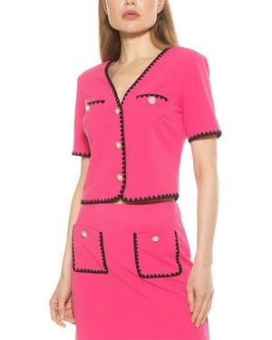 Alexia Admor Willa Top - Pink