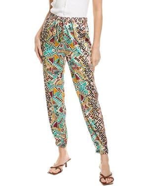 Johnny Was Genora Panelled Jogger - Green