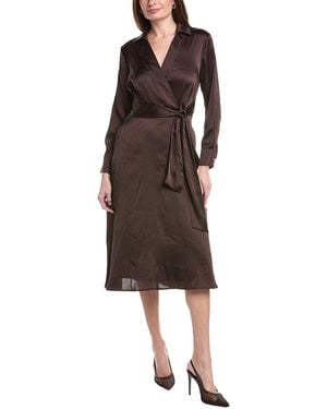 Tahari Midi Dress - Brown