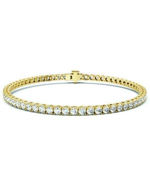 Lab Grown Diamonds 14K 3.00 Ct. Tw. Lab-Grown Diamond Tennis Bracelet - Metallic