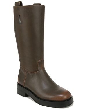 Franco Sarto Trevi Leather Tall Knee-High Boots - Brown
