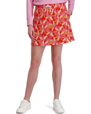 Stella Parker Pull-On Contrast Skort - Red
