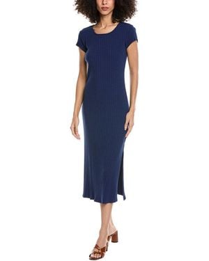 Bella Dahl Tee Shirt Midi Dress - Blue