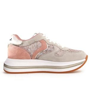 Voile Blanche Merry Y Mesh & Leather Trainer - Multicolour