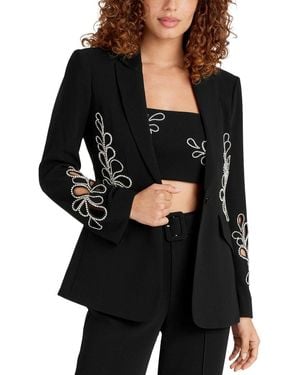 Cinq À Sept Rhinestone Paisley Cheyenne Blazer - Black