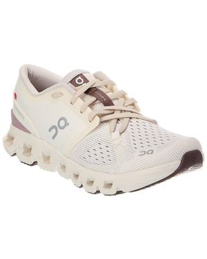 On Shoes Cloud X 4 Canvas Sneaker - White