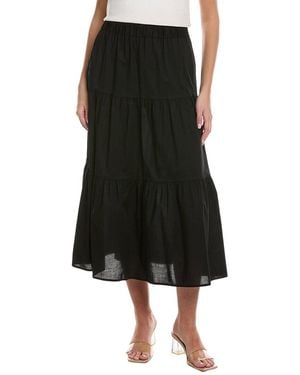 Alpha Studio Tiered Maxi Skirt - Black