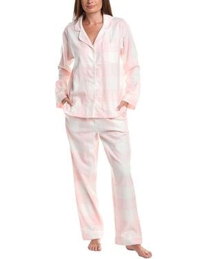 Bedhead 2Pc Flannel Pyjama Set - Pink