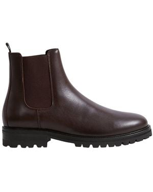 Reiss Chiltern Leather Chelsea Boot - Brown
