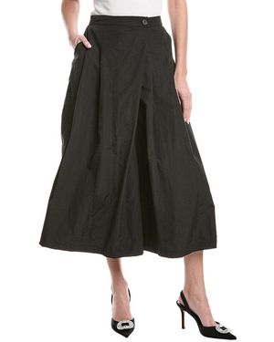 Gracia Wide Leg Culotte Pant - Black