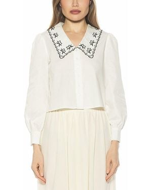 Alexia Admor Issey Blouse - White