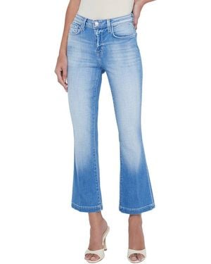 L'Agence Ali High Rise Slim Flare Jean - Blue